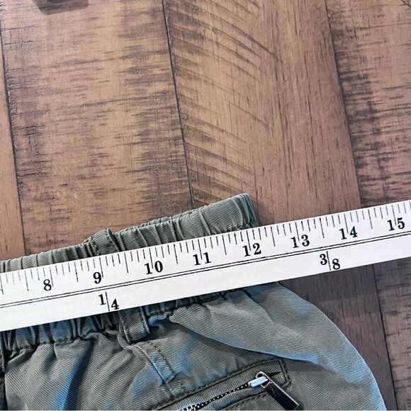 Derek Lam 10 Crosby Size 2 Green Contrast Stitch Utility Joggers Pants - Picture 8 of 8